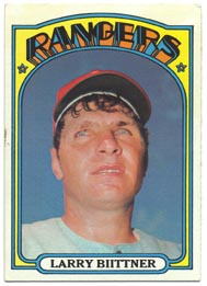 1972 Topps Baseball Cards      122     Larry Biittner RC
